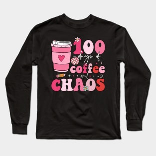 100 Days of Coffee and Chaos Long Sleeve T-Shirt